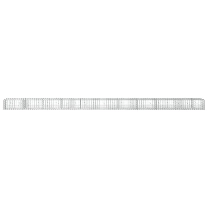Gabion cu Fir de 5 mm și Plasă de 5x10 cm 1050x20x50 cm WALTI