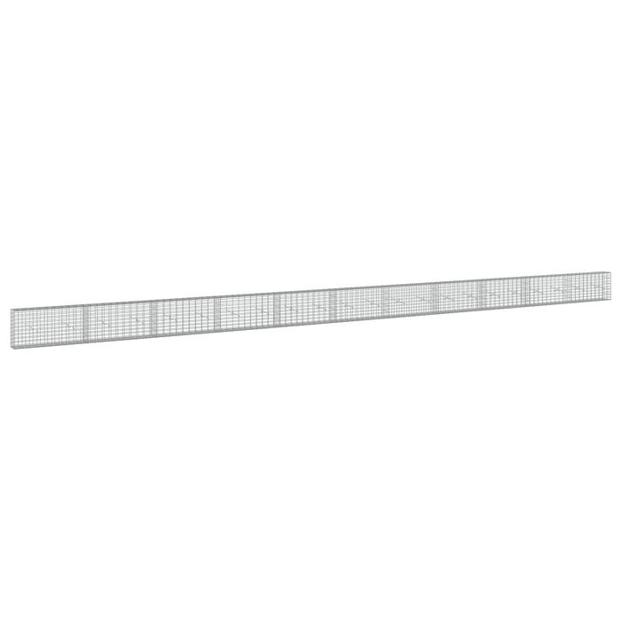 Gabion cu Sârmă de 5 mm și Plasă de 5x10 cm 1100x20x50 cm WALTI