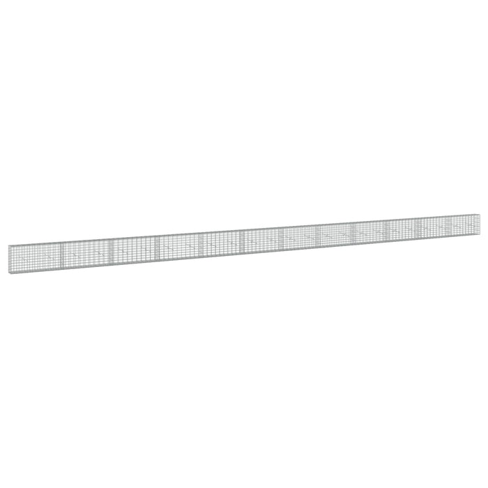 Gabion cu Sârmă de 5 mm și Plasă de 5x10 cm 1200x20x50 cm WALTI
