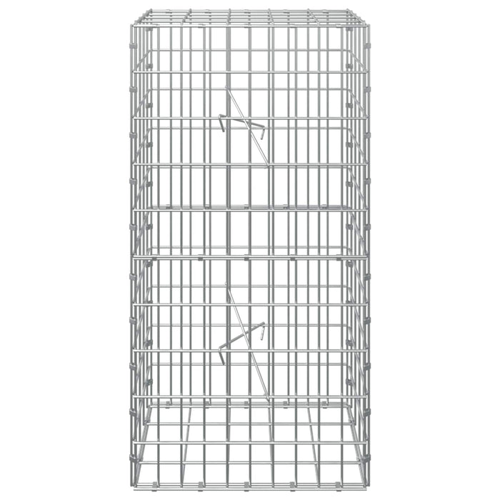 Gabion cu Sârmă de 5 mm și Plasă de 5x10 cm 50x20x100 cm WALTI