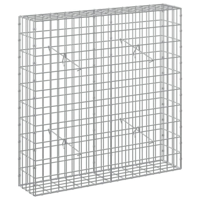 Gabion cu Sârmă de 5 mm și Plasă de 5x10 cm 100x20x100 cm WALTI