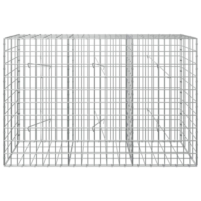Gabion cu Sârmă de 5 mm și Plasă de 5x10 cm 150x20x100 cm WALTI