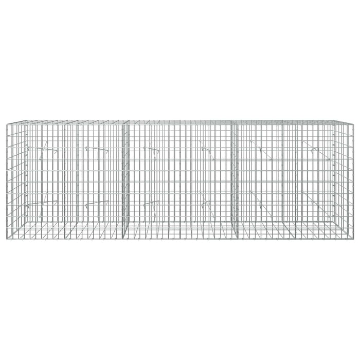Gabion cu Sârmă de 5 mm și Plasă de 5x10 cm 300x20x100 cm WALTI