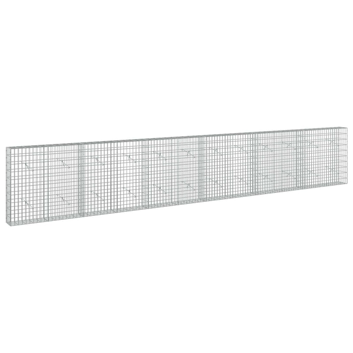 Gabion cu Sârmă de 5 mm și Plasă de 5x10 cm 600x20x100 cm WALTI