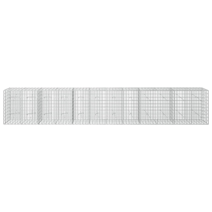 Gabion cu Sârmă de 5 mm și Plasă de 5x10 cm 600x20x100 cm WALTI