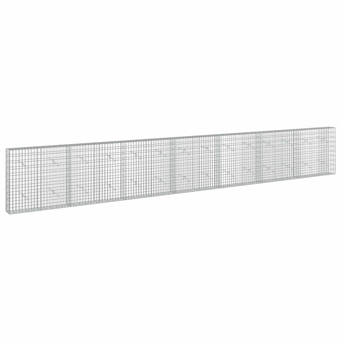 Gabion cu Sârmă de 5 mm și Plasă de 5x10 cm 700x20x100 cm WALTI