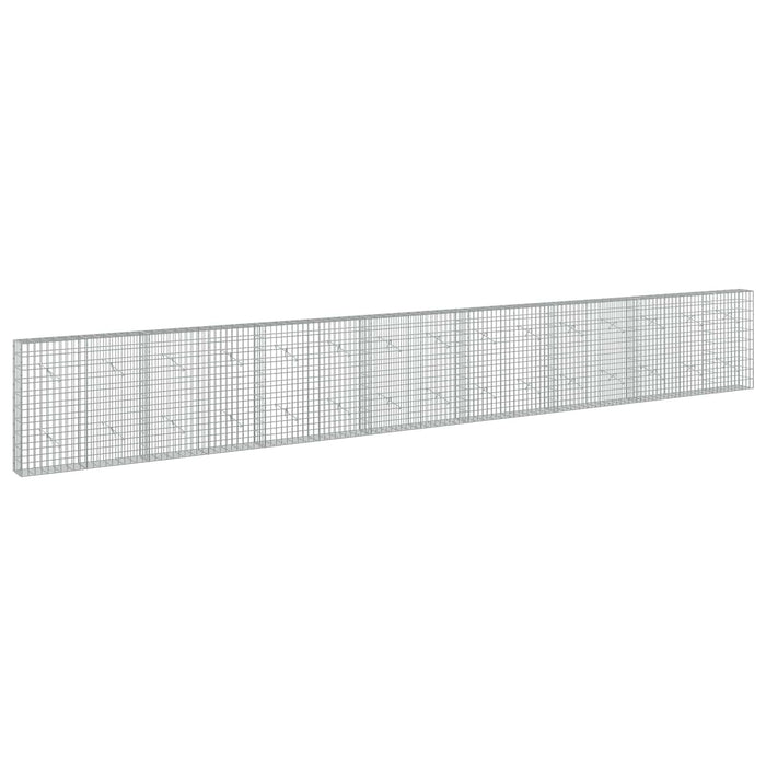 Gabion cu Sârmă de 5 mm și Plasă de 5x10 cm 750x20x100 cm WALTI