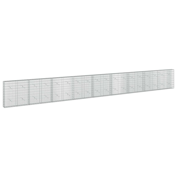 Gabion cu Sârmă de 5 mm și Plasă de 5x10 cm 900x20x100 cm WALTI