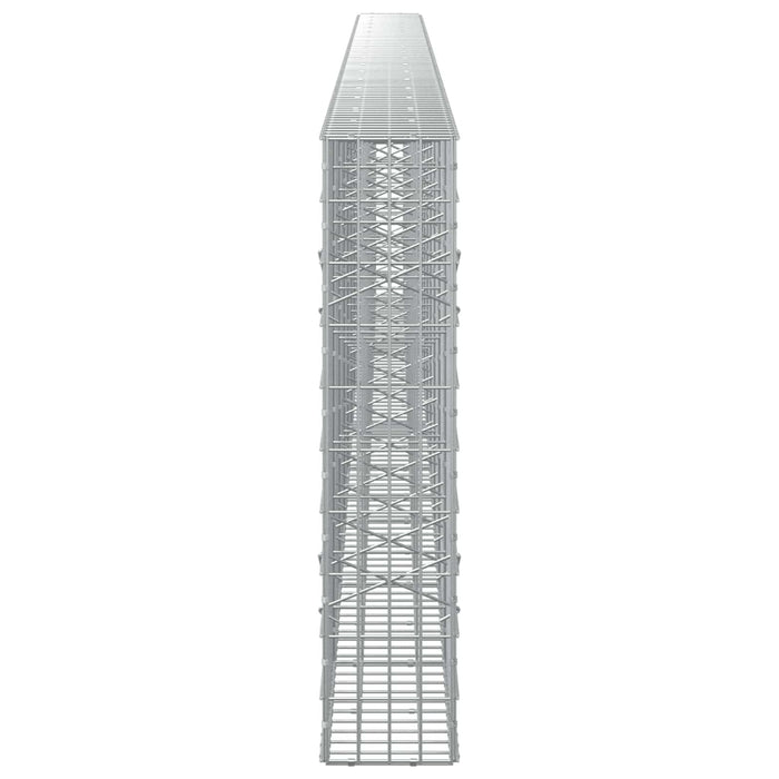 Gabion cu Sârmă de 5 mm și Plasă de 5x10 cm 900x20x100 cm WALTI