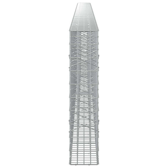 Gabion cu Sârmă de 5 mm și Plasă de 5x10 cm 1000x20x100 cm WALTI