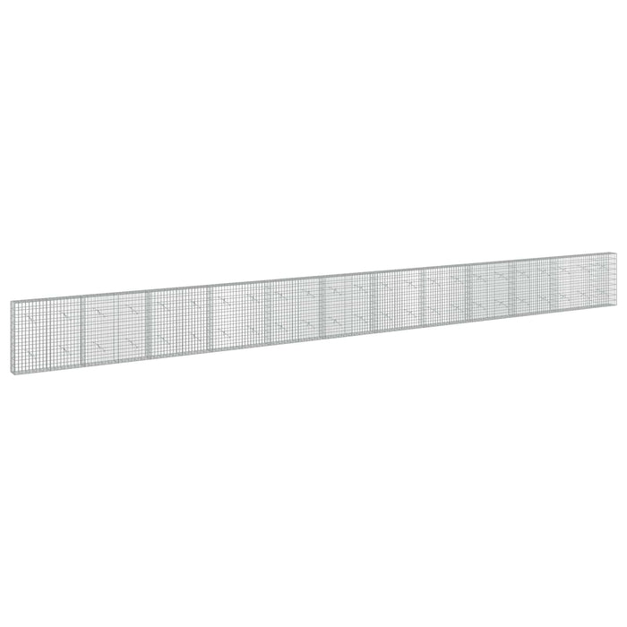 Gabion cu Sârmă de 5 mm și Plasă de 5x10 cm 1150x20x100 cm WALTI