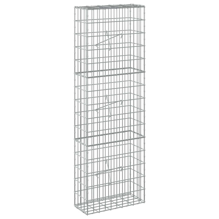 Gabion cu Sârmă de 5 mm și Plasă de 5x10 cm 50x20x150 cm WALTI