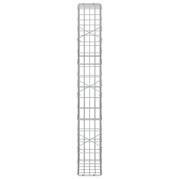 Gabion cu Sârmă de 5 mm și Plasă de 5x10 cm 50x20x150 cm WALTI