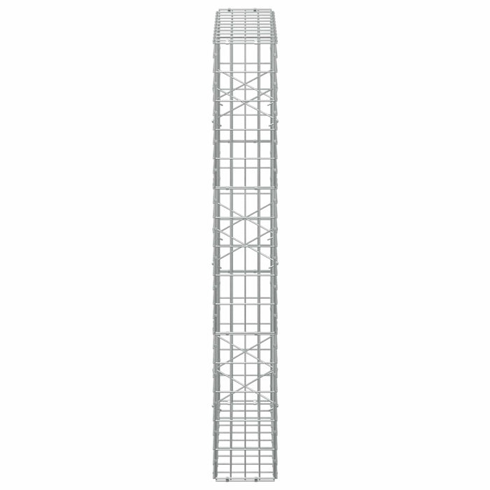 Gabion cu Sârmă de 5 mm și Plasă de 5x10 cm 100x20x150 cm WALTI
