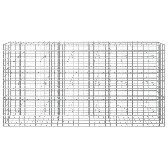 Gabion cu Sârmă de 5 mm și Plasă de 5x10 cm 300x20x150 cm WALTI