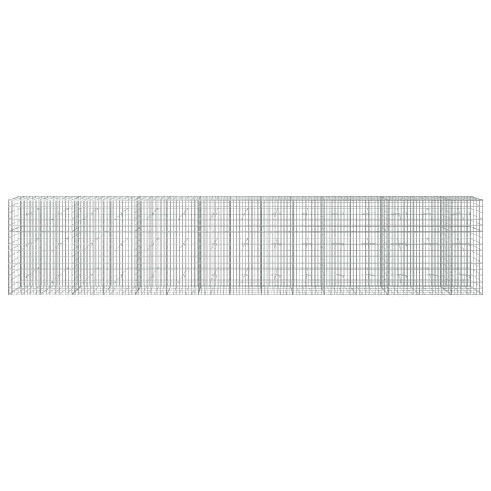 Gabion cu Fir de 5 mm și Plasă de 5x10 cm 750x20x150 cm WALTI