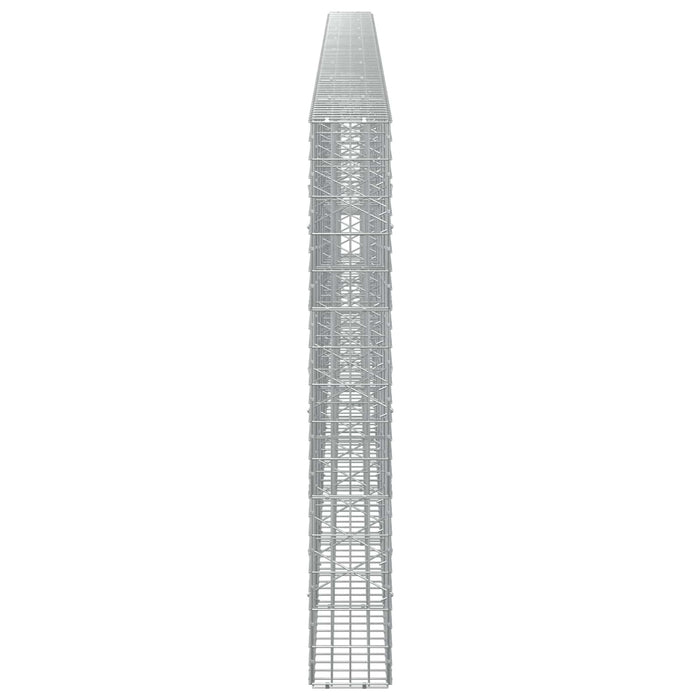 Gabion cu Sârmă de 5 mm și Plasă de 5x10 cm 800x20x150 cm WALTI