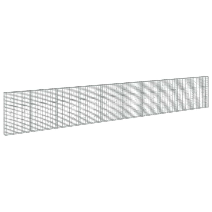 Gabion cu Sârmă de 5 mm și Plasă de 5x10 cm 1000x20x150 cm WALTI