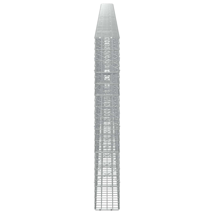 Gabion cu Sârmă de 5 mm și Plasă de 5x10 cm 1000x20x150 cm WALTI