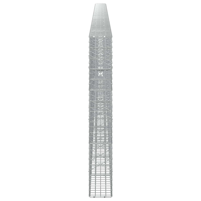Gabion cu Sârmă de 5 mm și Plasă de 5x10 cm 1100x20x150 cm WALTI