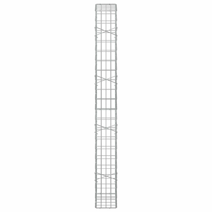 Gabion cu Sârmă de 5 mm și Plasă de 5x10 cm 50x20x200 cm WALTI