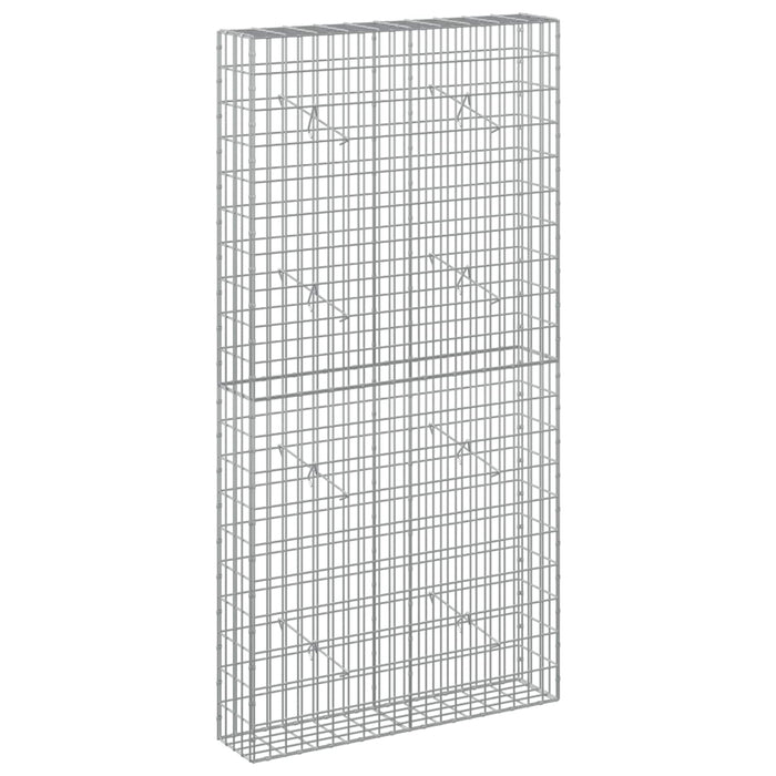Gabion cu Sârmă de 5 mm și Plasă de 5x10 cm 100x20x200 cm WALTI