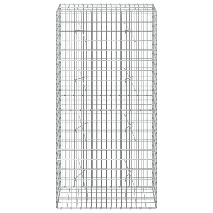 Gabion cu Sârmă de 5 mm și Plasă de 5x10 cm 100x20x200 cm WALTI