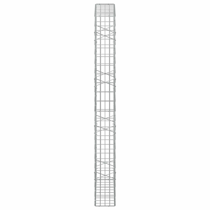 Gabion cu Sârmă de 5 mm și Plasă de 5x10 cm 100x20x200 cm WALTI