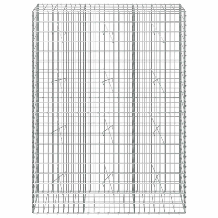 Gabion cu Sârmă de 5 mm și Plasă de 5x10 cm 150x20x200 cm WALTI