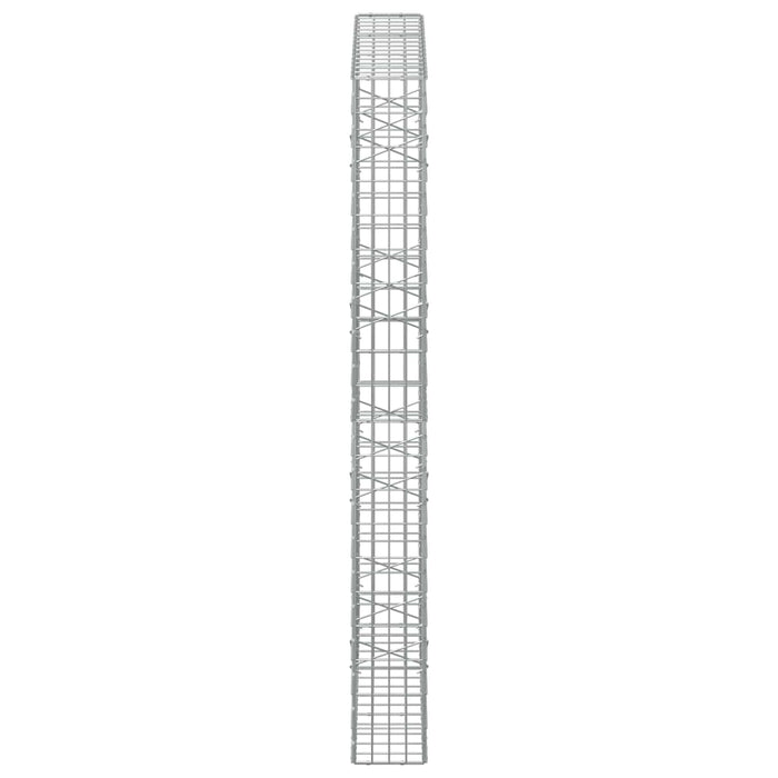 Gabion cu Sârmă de 5 mm și Plasă de 5x10 cm 150x20x200 cm WALTI