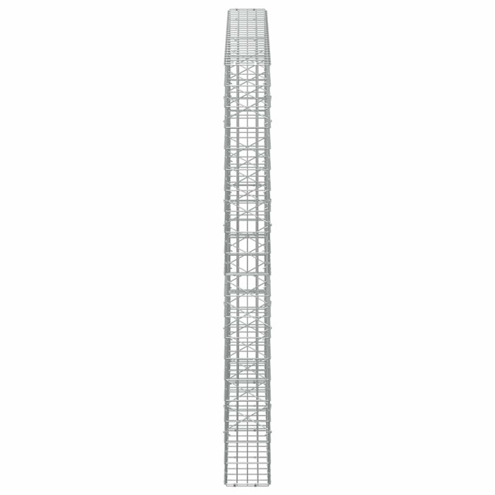 Gabion cu Fir de 5 mm și Plasă de 5x10 cm 250x20x200 cm WALTI