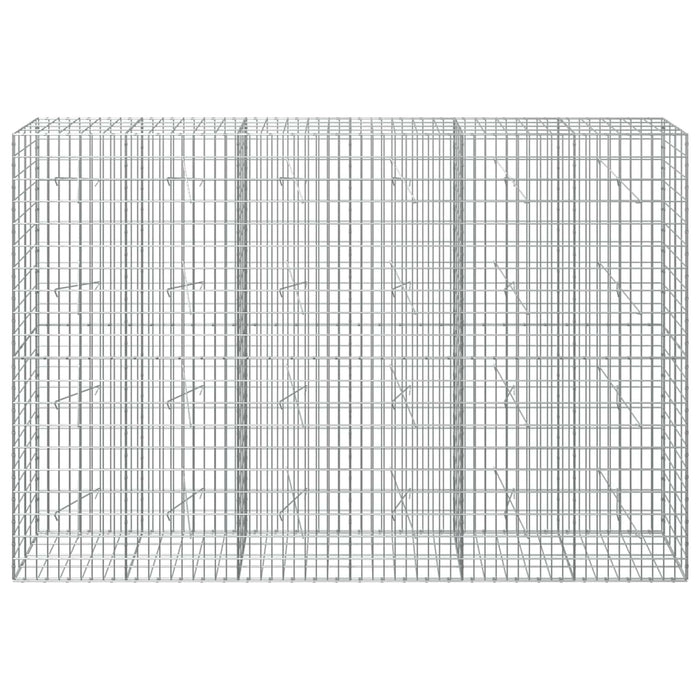 Gabion cu Sârmă de 5 mm și Plasă de 5x10 cm 300x20x200 cm WALTI
