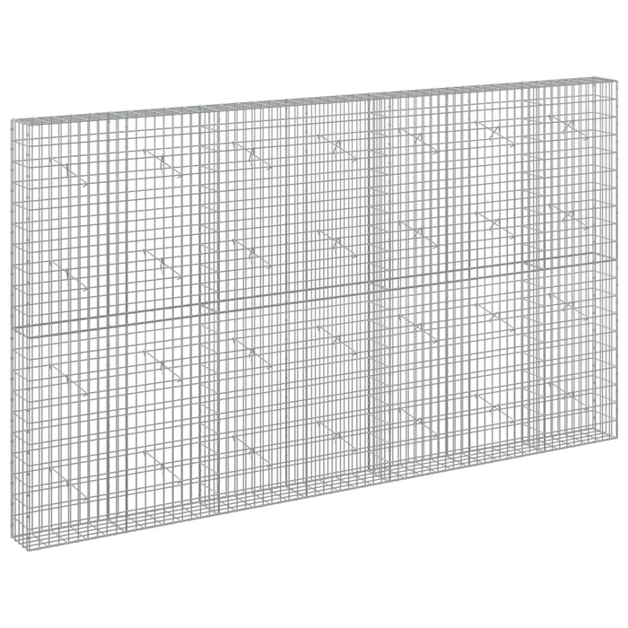 Gabion cu Sârmă de 5 mm și Plasă de 5x10 cm 350x20x200 cm WALTI