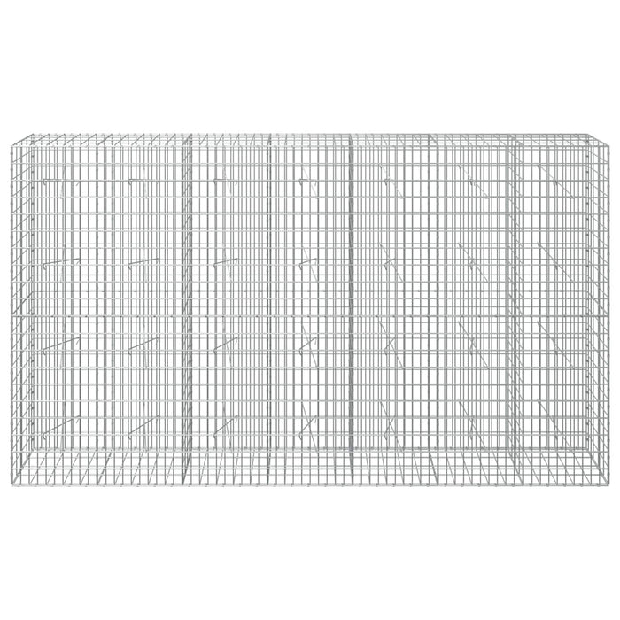 Gabion cu Sârmă de 5 mm și Plasă de 5x10 cm 350x20x200 cm WALTI
