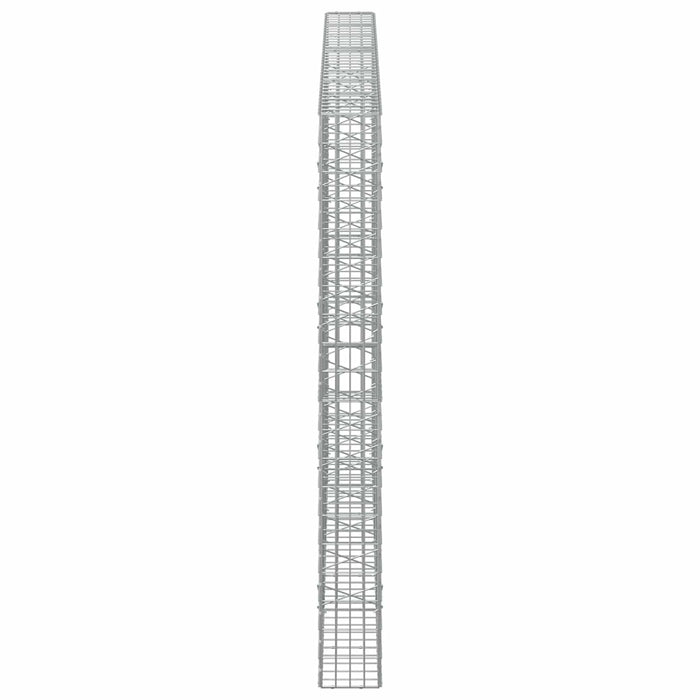 Gabion cu Sârmă de 5 mm și Plasă de 5x10 cm 350x20x200 cm WALTI