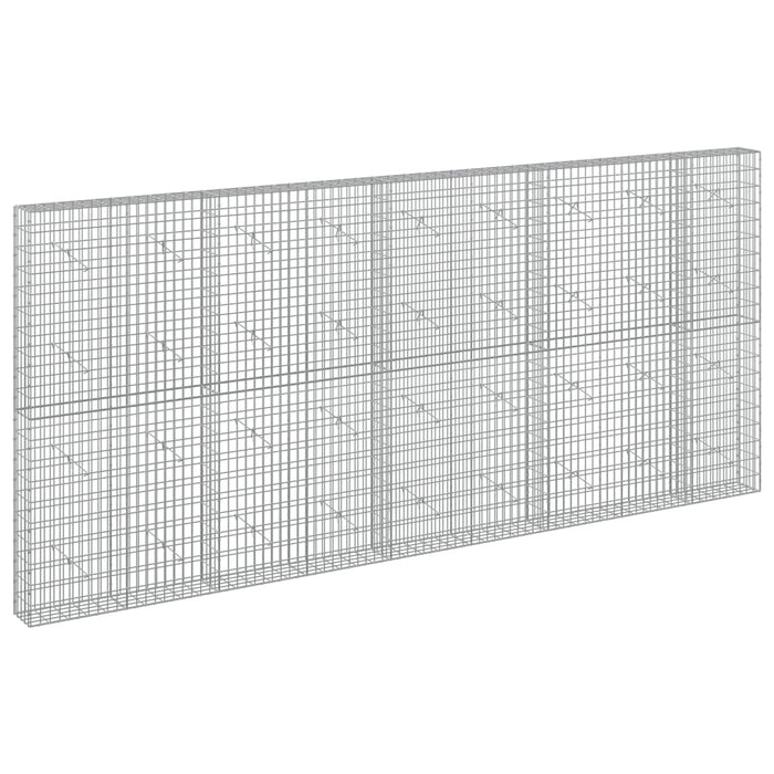 Gabion cu Sârmă de 5 mm și Plasă de 5x10 cm 450x20x200 cm WALTI