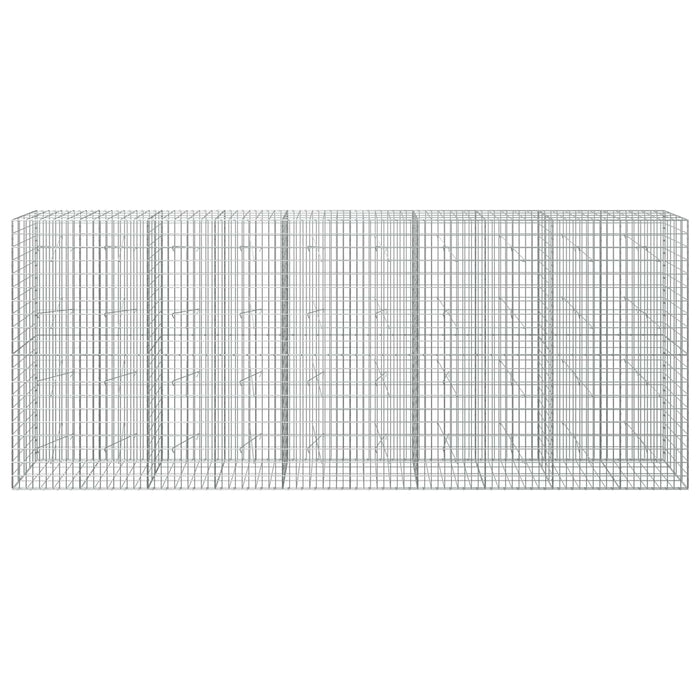 Gabion cu Sârmă de 5 mm și Plasă de 5x10 cm 500x20x200 cm WALTI