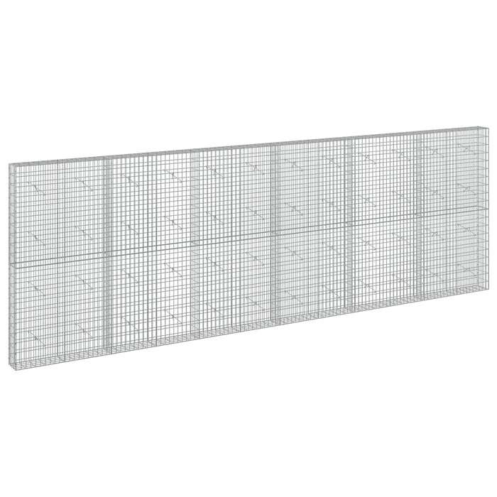 Gabion cu Sârmă de 5 mm și Plasă de 5x10 cm 600x20x200 cm WALTI