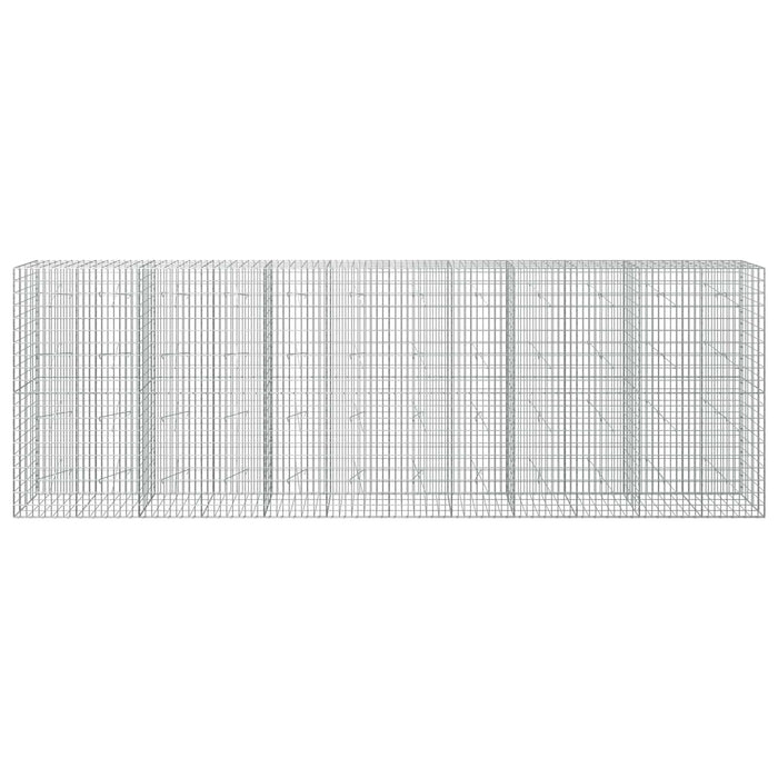 Gabion cu Sârmă de 5 mm și Plasă de 5x10 cm 600x20x200 cm WALTI