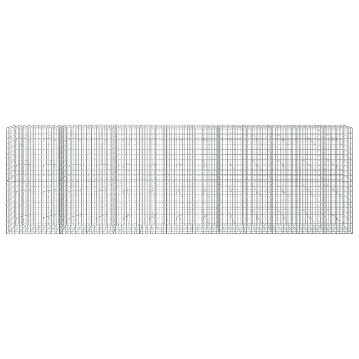 Gabion cu Sârmă de 5 mm și Plasă de 5x10 cm 650x20x200 cm WALTI