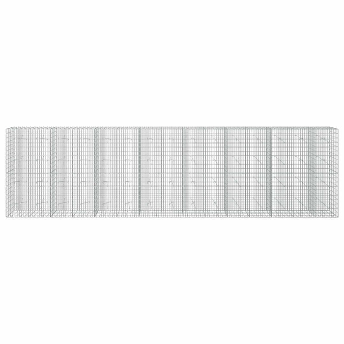 Gabion cu Sârmă de 5 mm și Plasă de 5x10 cm 750x20x200 cm WALTI