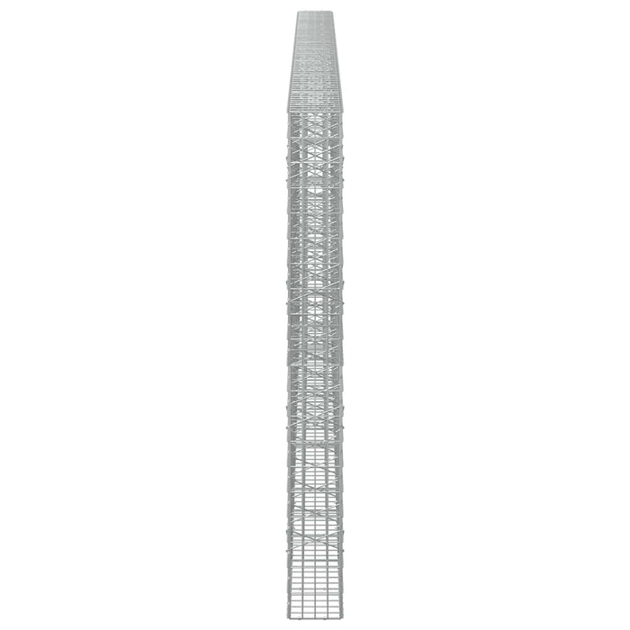Gabion cu Sârmă de 5 mm și Plasă de 5x10 cm 750x20x200 cm WALTI