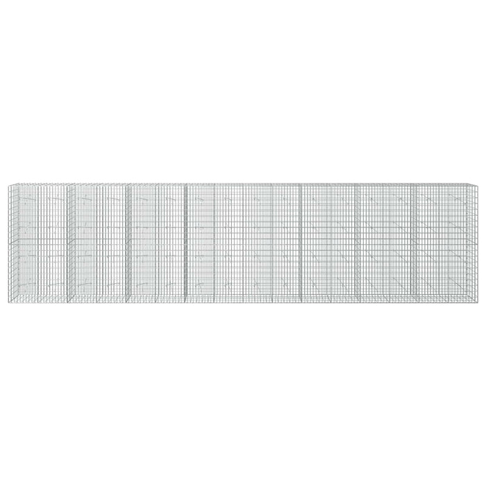 Gabion cu Sârmă de 5 mm și Plasă de 5x10 cm 800x20x200 cm WALTI