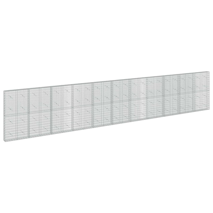 Gabion cu Sârmă de 5 mm și Plasă de 5x10 cm 1100x20x200 cm WALTI