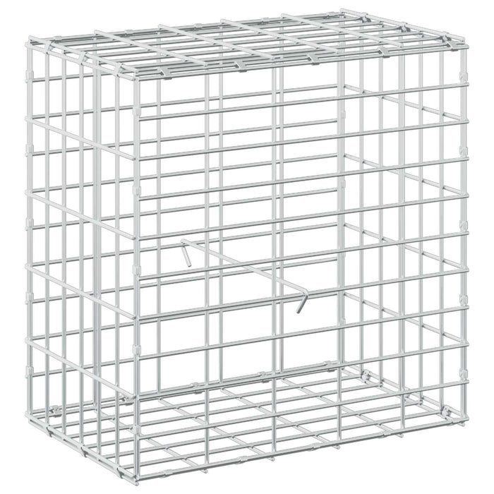 Gabion cu Sârmă de 5 mm și Plasă de 5x10 cm 50x30x50 cm WALTI