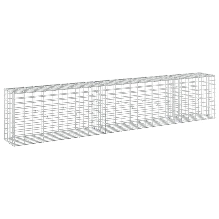 Gabion cu Sârmă de 5 mm și Plasă de 5x10 cm 250x30x50 cm WALTI