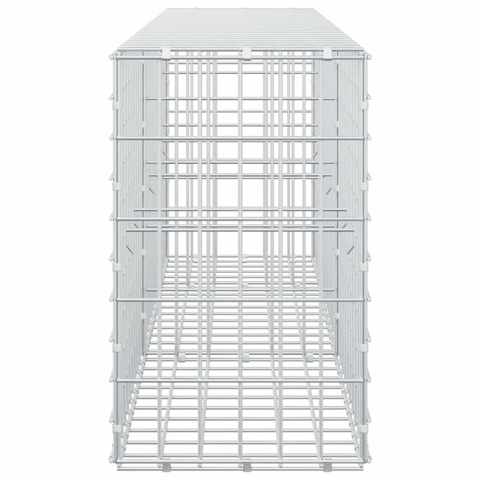 Gabion cu Sârmă de 5 mm și Plasă de 5x10 cm 250x30x50 cm WALTI