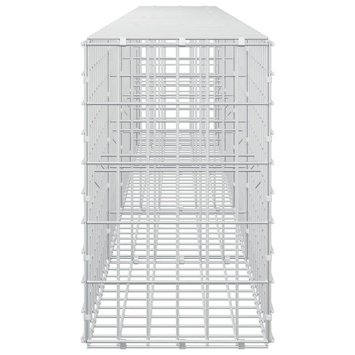 Gabion cu Sârmă de 5 mm și Plasă de 5x10 cm 450x30x50 cm WALTI