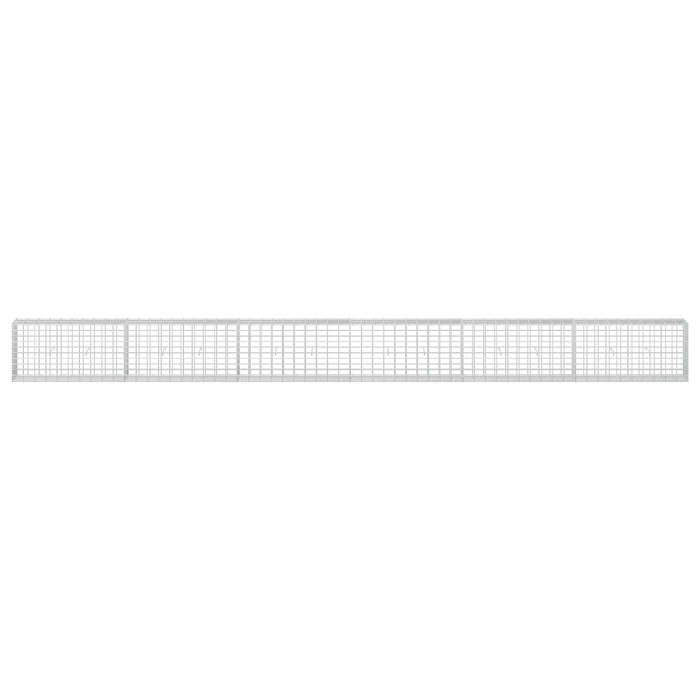 Gabion cu Sârmă de 5 mm și Plasă de 5x10 cm 600x30x50 cm WALTI