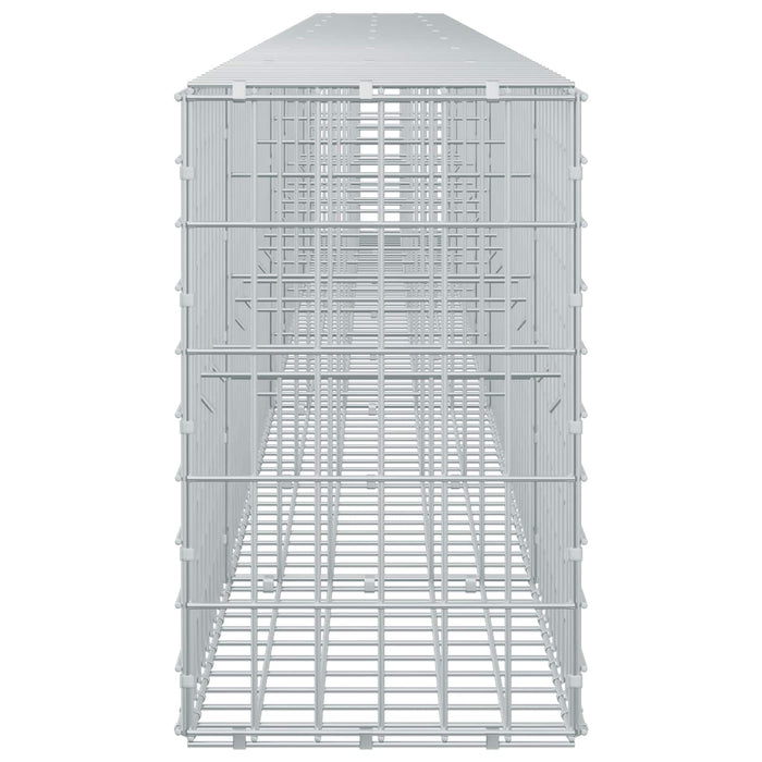 Gabion cu Sârmă de 5 mm și Plasă de 5x10 cm 800x30x50 cm WALTI